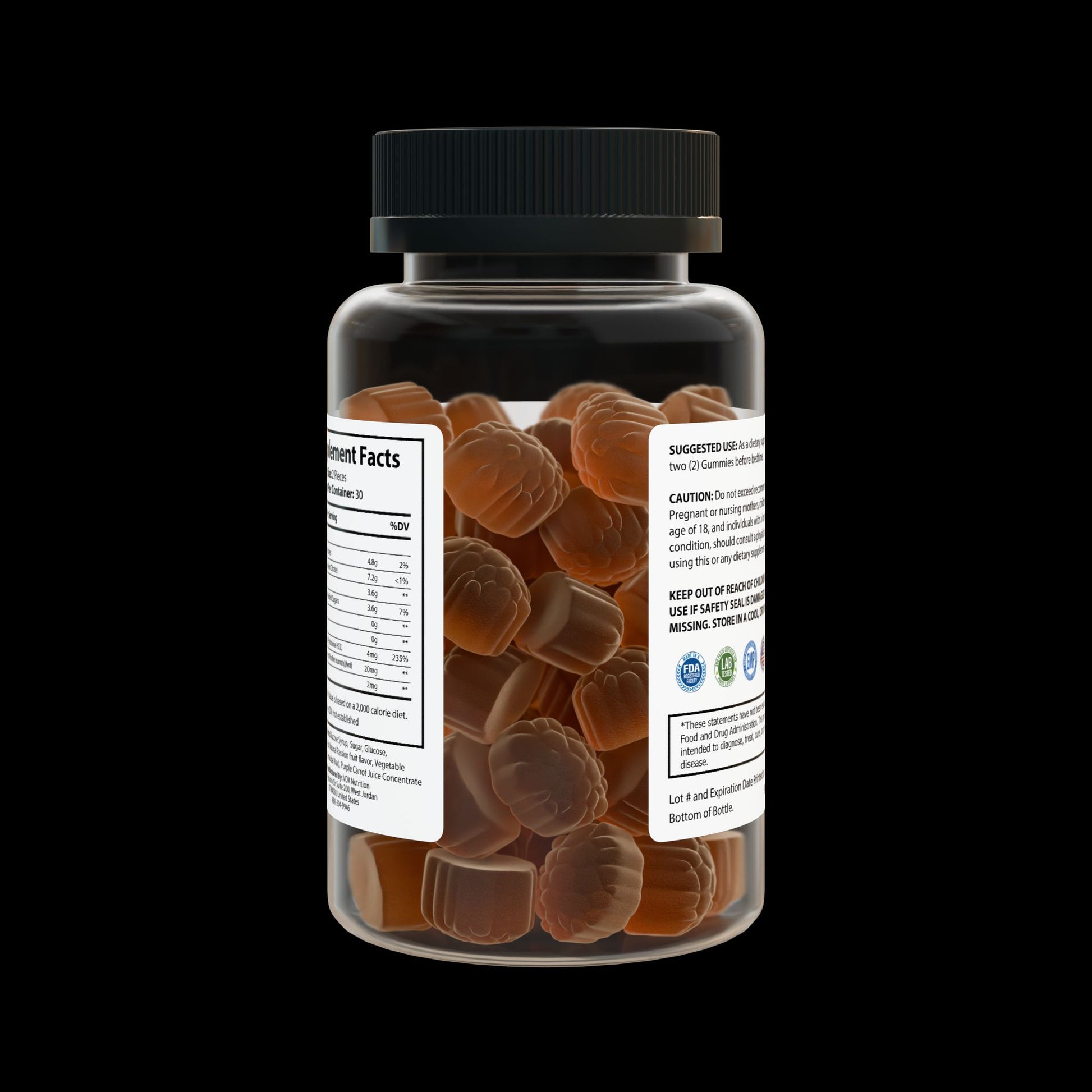Explicit Energy Sleep Well Gummies: Melatonin for Enhanced Sleep & Antioxidant Support (60 Count)