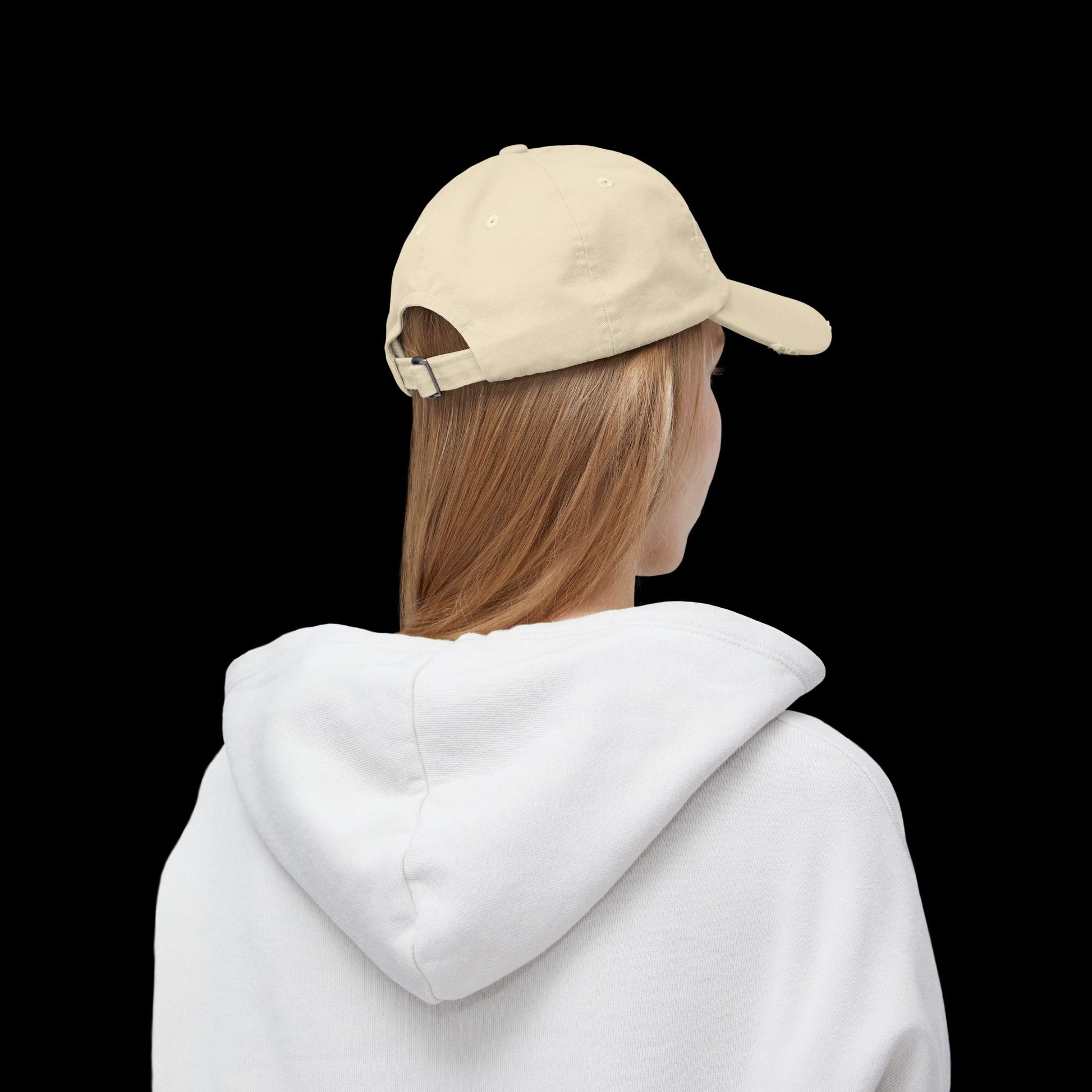 Explicit Distressed Cap: Unisex Casual Streetwear Hat