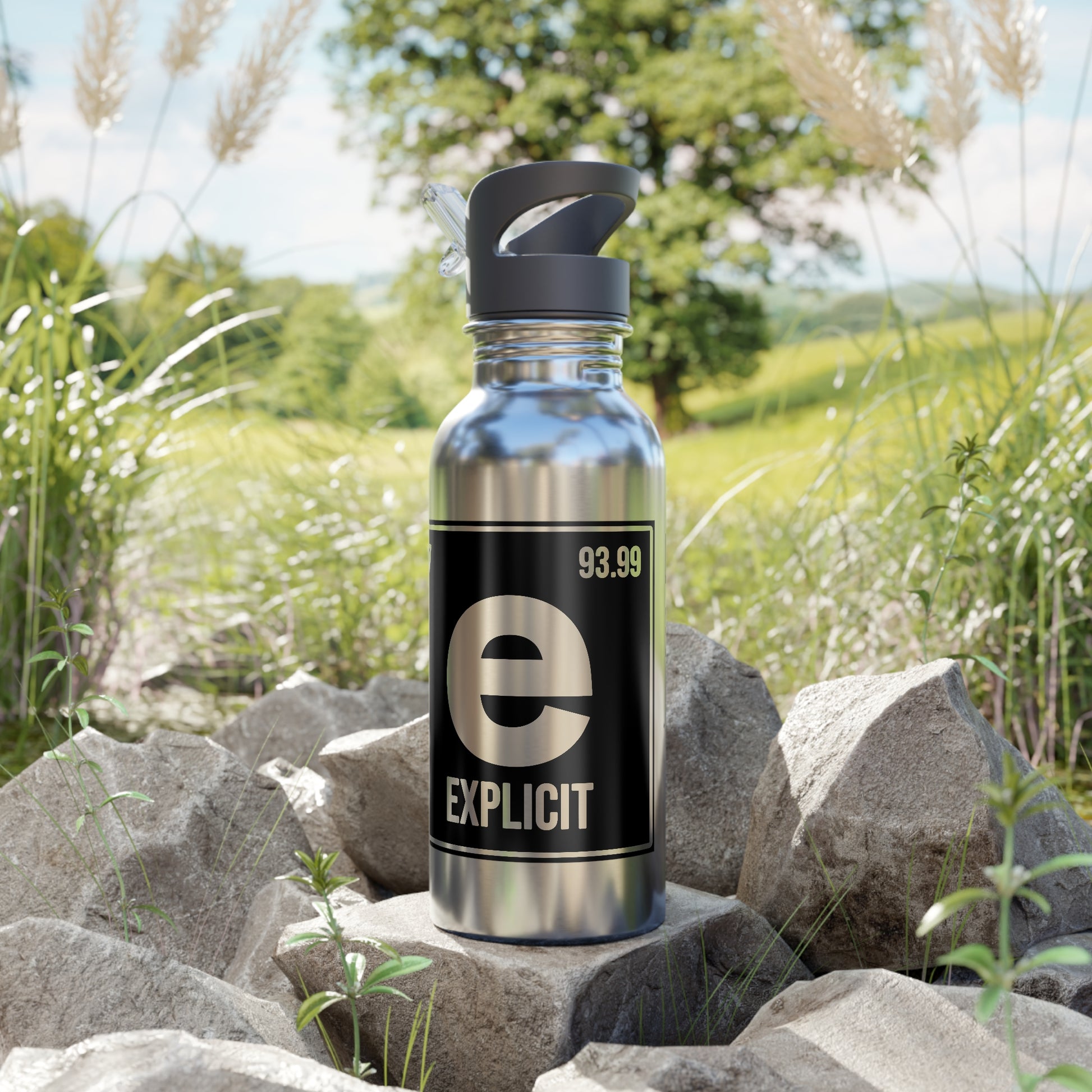 Explicit Energy Bottle: 20oz Stainless Steel Insulated Gym Bottle
