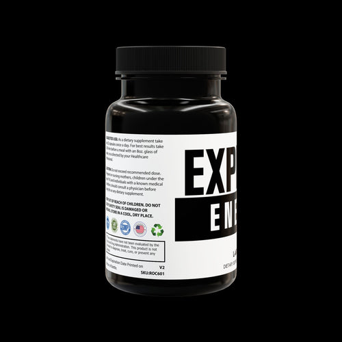 Explicit Energy L-Arginine Supplement: Blood Flow & Performance (60 Capsules)