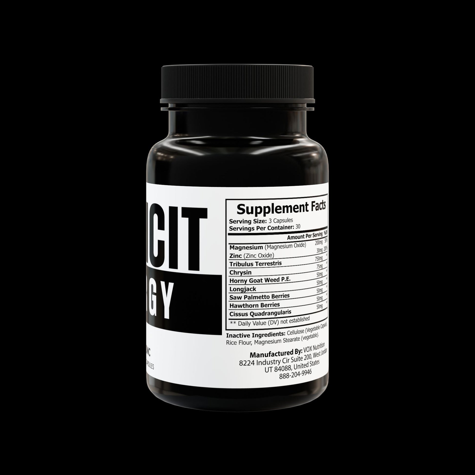 Explicit Energy Magnesium Zinc Supplement: Muscle, Sleep & Immune Support (90 Capsules)