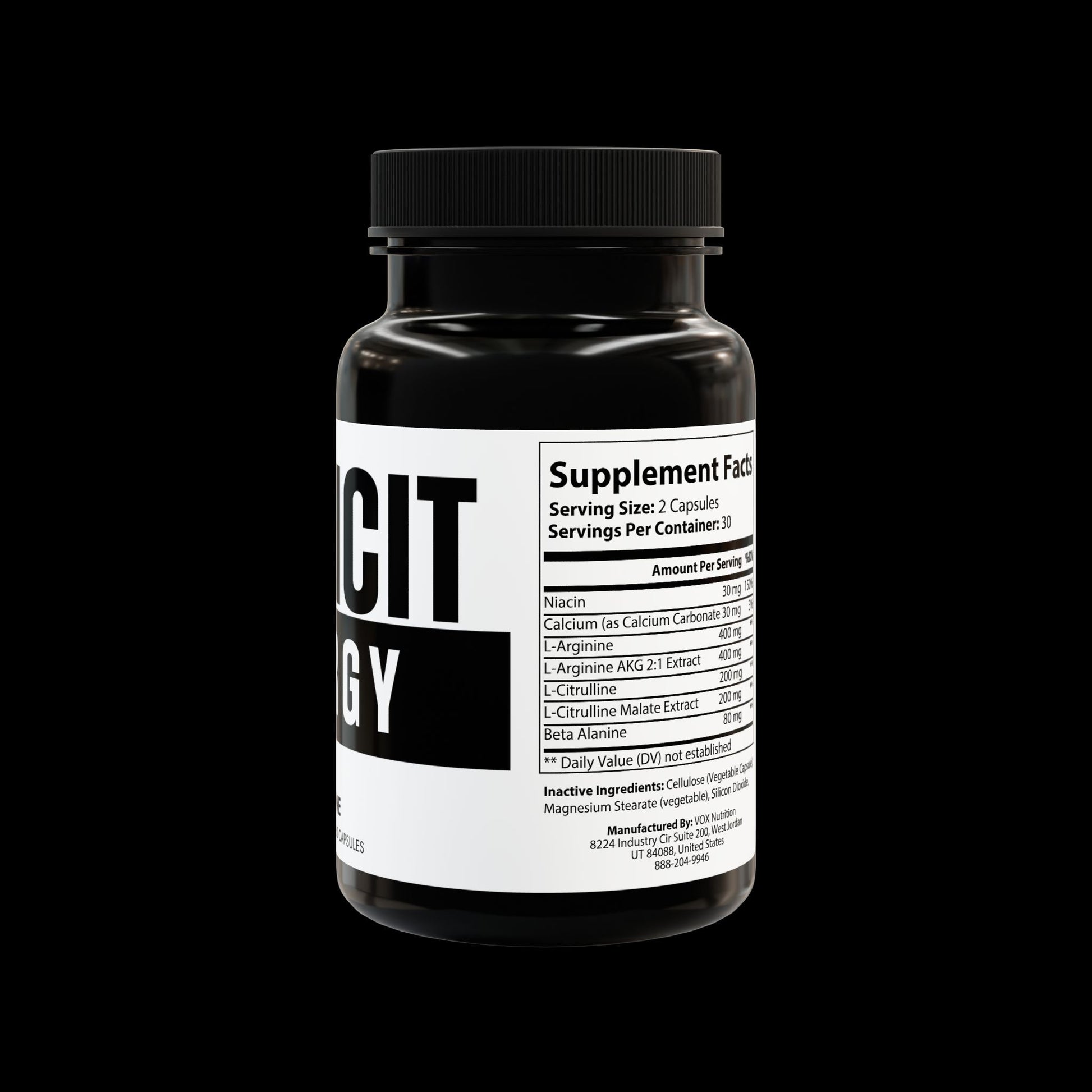 Explicit Energy L-Arginine Supplement: Blood Flow & Performance (60 Capsules)