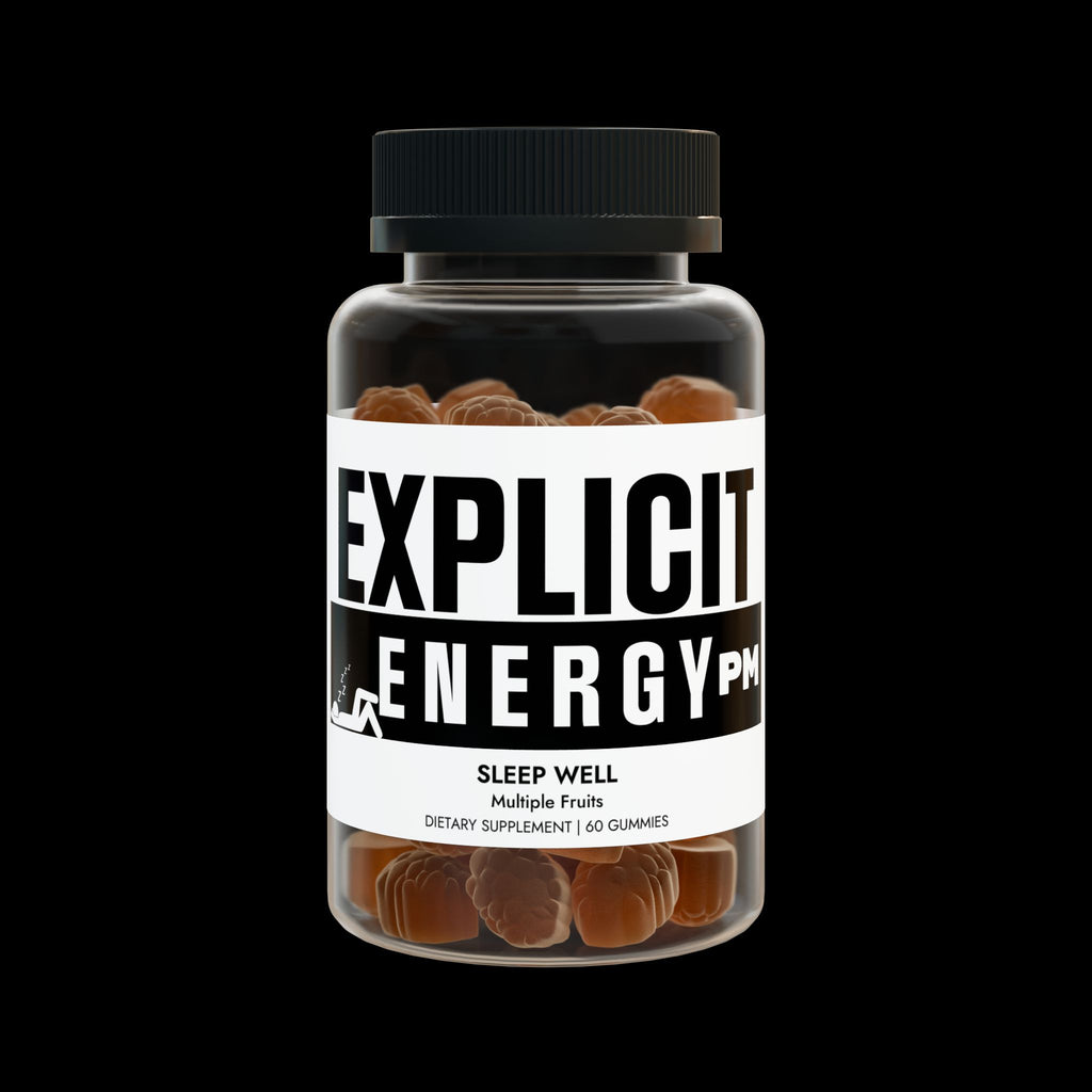 Explicit Energy Sleep Well Gummies: Melatonin for Enhanced Sleep & Antioxidant Support (60 Count)