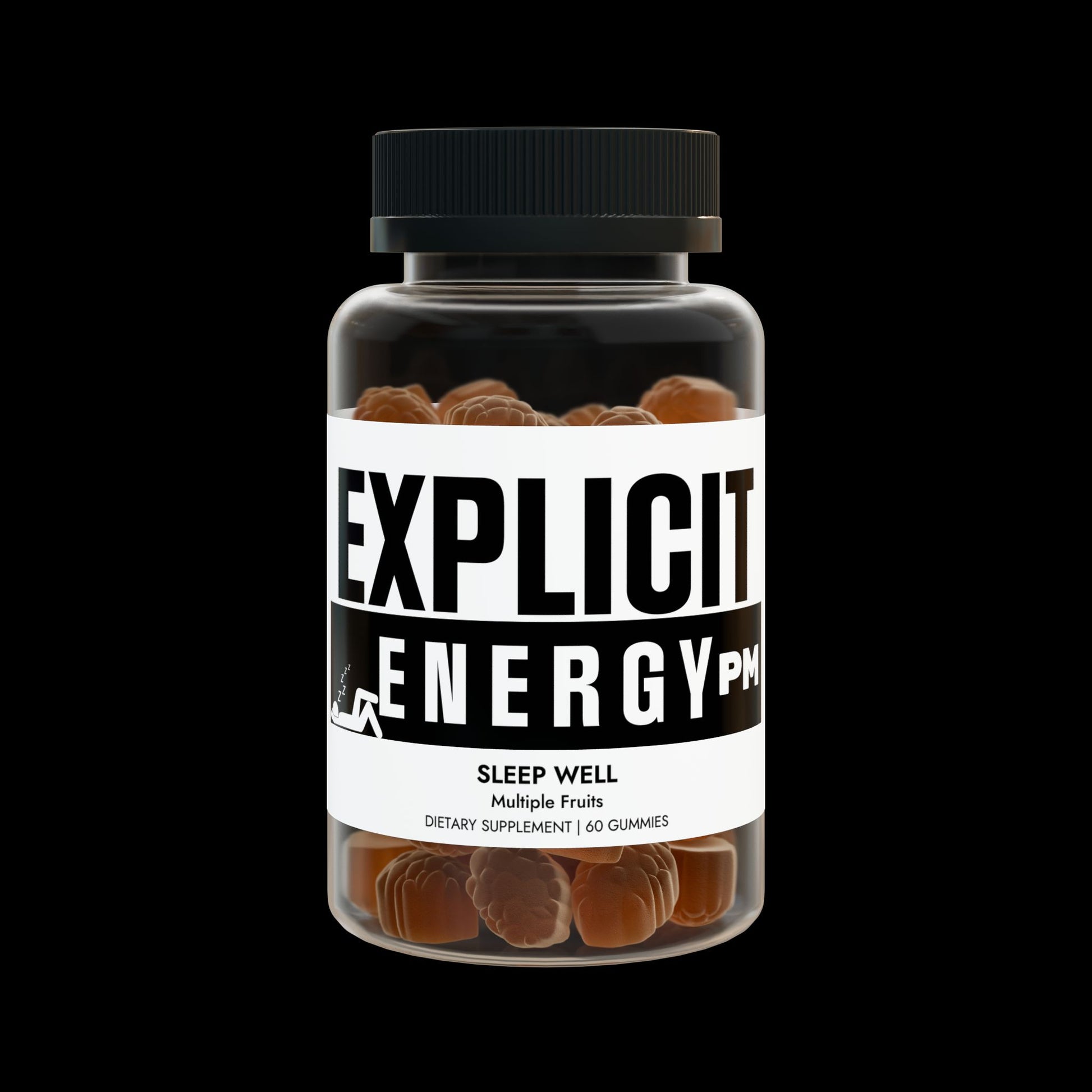 Explicit Energy Sleep Well Gummies: Melatonin for Enhanced Sleep & Antioxidant Support (60 Count)