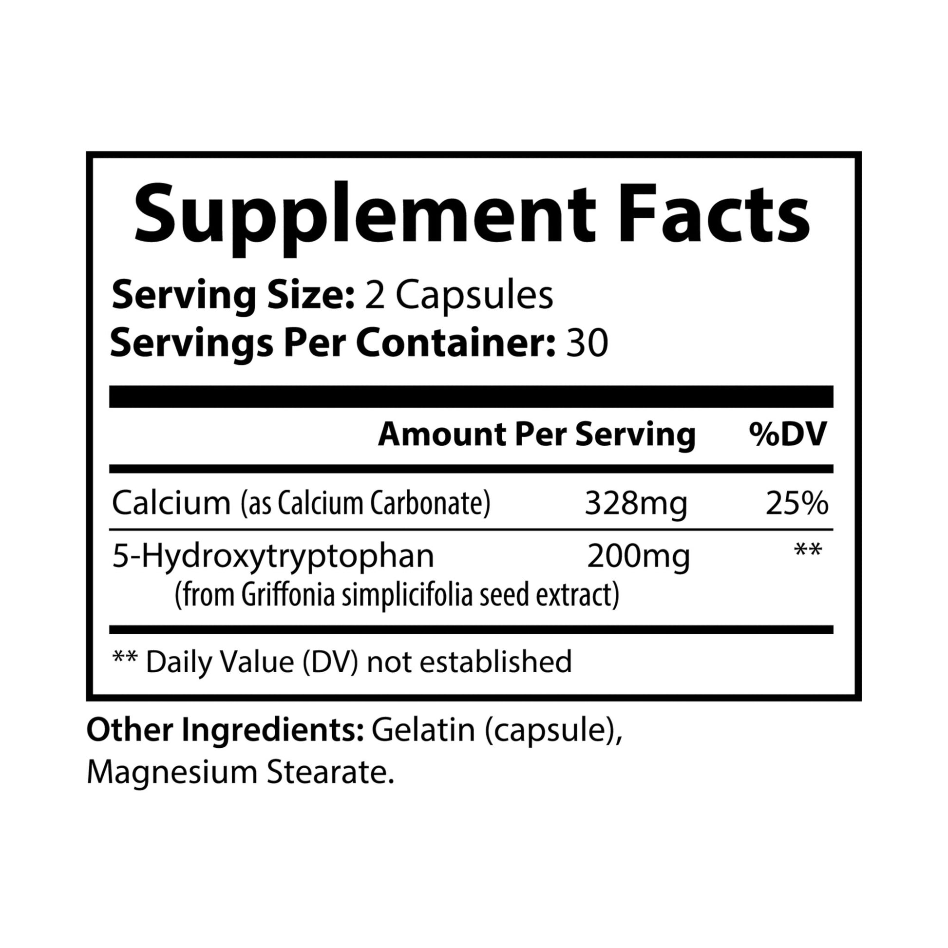 Explicit Energy 5-HTP Supplement: Mood & Sleep Support (60 Capsules)