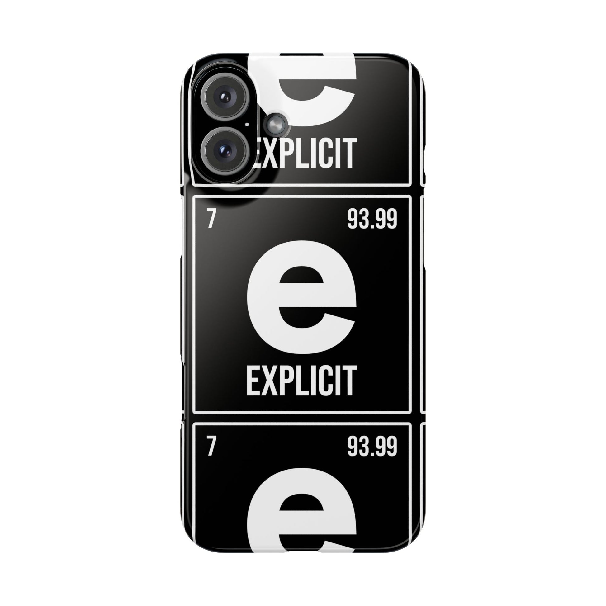 Explicit E Slim Phone Case: Urban Style & Protective Cover