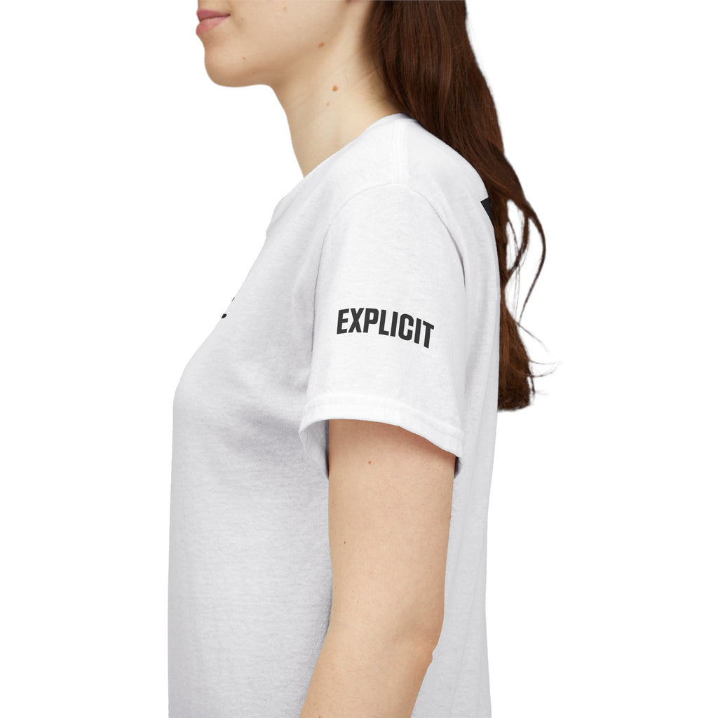 Explicit "Live Explicit... Sleep When You Die" Unisex Tee: Heavy Cotton Graphic T-Shirt