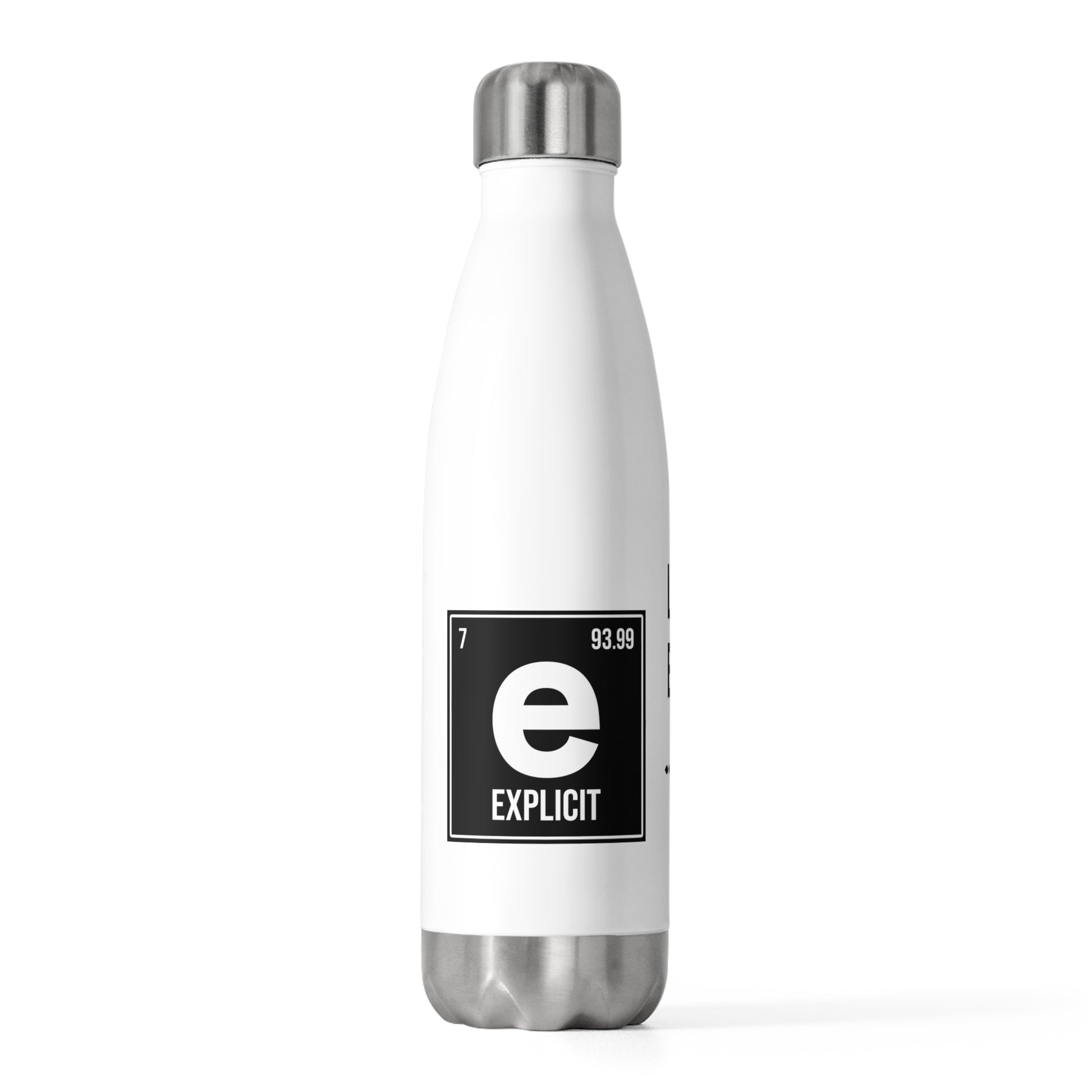 Explicit Energy Bottle: 20oz Stainless Steel Insulated for Gym & Outdoors