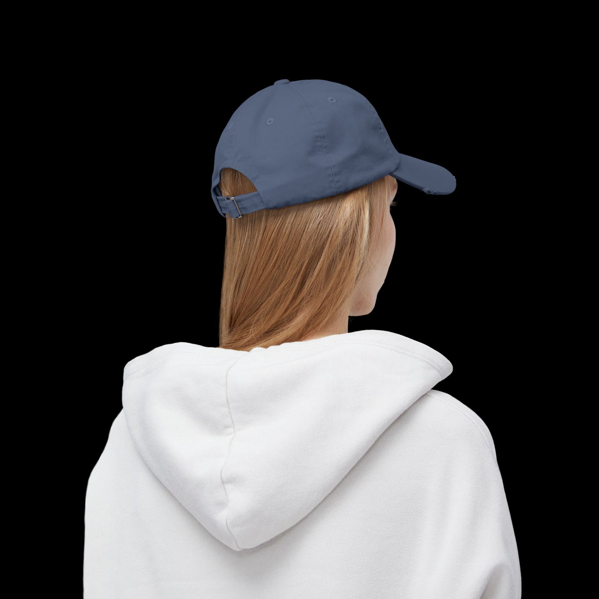 Explicit Distressed Cap: Unisex Casual Streetwear Hat