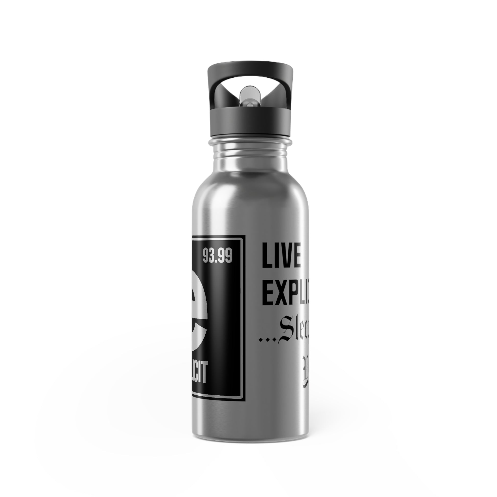 Explicit Energy Bottle: 20oz Stainless Steel Insulated Gym Bottle