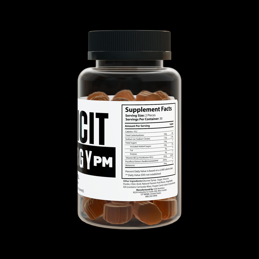 Explicit Energy Sleep Well Gummies: Melatonin for Enhanced Sleep & Antioxidant Support (60 Count)