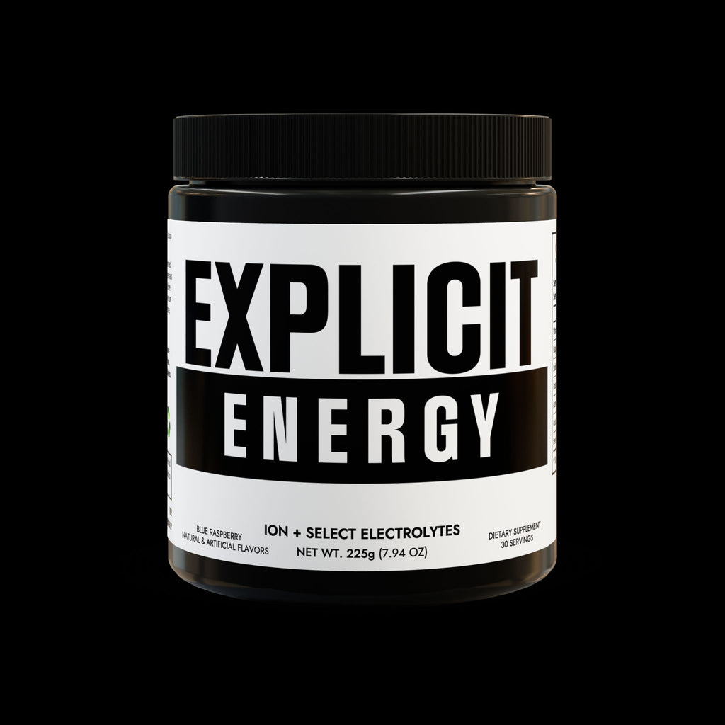 Explicit Energy ION + Select Electrolyte Supplement: Hydration & Performance (225g, 7.9oz)